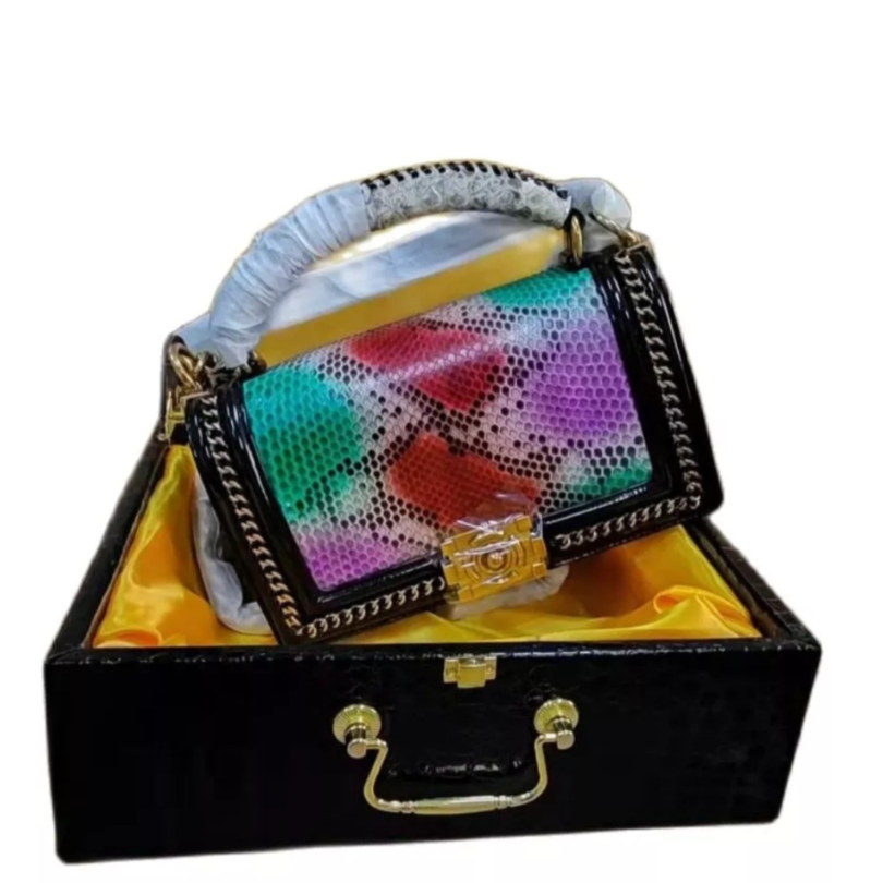 Snakeskin Fashion Handbag